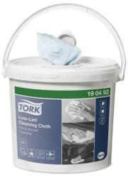 Tork Tisztítókendő, egyrétegű, 200 db, hordozható vödörben, W10 rendszer, TORK, türkiz, 200 db