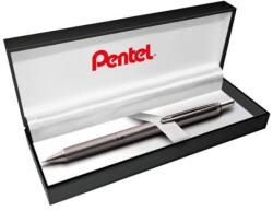 Pentel Géltoll, 0, 35 mm, nyomómechanizmus, tolltest: antracit, PENTEL "EnerGel BL-407" kék