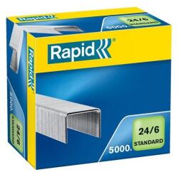 Rapid Gemkapcsok, 24/6, RAPID "Standard", 5000 db