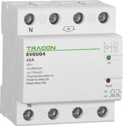 TRACON Tracon EVOUO4P63 Aut. visszakapcsoló fesz. növekedési/csökkenési relé AC230V, 4P, 63AU>: 265V, U (EVOUO4P63)