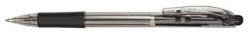Pentel Golyóstoll, 0, 35 mm, nyomómechanizmussal, PENTEL "BK417", fekete