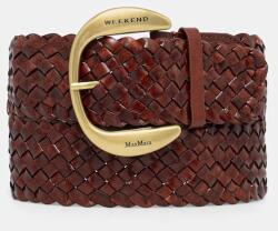Weekend Max Mara fonott öv női bőr AGELO - burgundia M/L