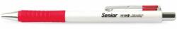 FlexOffice Golyóstoll, 0, 4 mm, nyomómechanizmussal, FLEXOFFICE "Senior", piros
