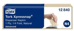 Tork Adagolós szalvéták, 1 rétegű, 21, 3x33 cm, N4 rendszer, Advanced, TORK "Xpressnap®", natúr, 1125 db