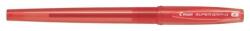 Pilot Golyóstoll, 0, 22 mm, kupakkal, PILOT "Super Grip G", piros