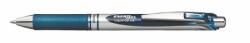 Pentel Géltoll, 0, 35 mm, nyomómechanizmussal, PENTEL "EnerGel BL77", sötétkék