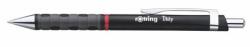 rOtring Golyóstoll, 0, 8 mm, nyomómechanizmussal, fekete testtel, ROTRING "Tikky", kék