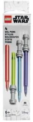 LEGO® Géltoll készlet, 0, 7 mm, fénykard, LEGO "Star Wars", 4 különböző szín, 4 db