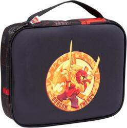 LEGO® Uzsonnás táska, LEGO "Ninjago Dragon Energy", fekete, mintás
