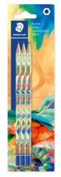 STAEDTLER Grafitceruza készlet, HB, hatszögletű, STAEDTLER "170 BK3-2", Multiverse, 3 db