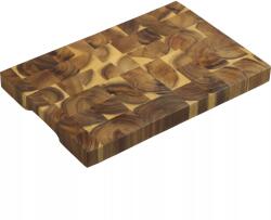 Kesper Tocător și platou de servire, lemn de acacia, fibră frontală, lungime: 360 mm, lățime: 240 mm Tocator