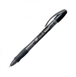BIC Rollerball, levehető írófelülettel, 0, 35 mm, kupakkal, BIC "Gel-ocity Illusion", fekete