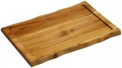 Kesper Tocător și platou de servire cu decupaj, lemn de salcâm, lungime: 375 mm, lățime: 240 mm Tocator