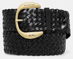 Weekend Max Mara fonott öv női bőr AGELO - fekete S/M