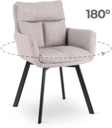 Mebel Elite CORTADO forgószék, szürke (ME-CORTADO-P-CZ-T-K)