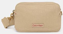 Calvin Klein keresztpántos táska női pamut - bézs Univerzális méret - answear - 20 990 Ft