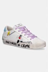 Crime London DISTRESSED sportcipő női bőr - fehér Női 37 - answear - 69 990 Ft