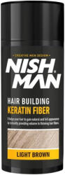  Nish Man Keratin Fiber hajdúsító és színező, világosbarna, 20g - hajpatika