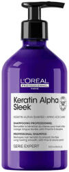 L'Oréal Serie Expert Keratin Alpha Sleek szulfátmentes simitó sampon, 500 ml - hajpatika