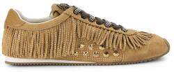 Kurt Geiger Islington Fringe Sneaker sportcipő női bőr - zöld Női 36