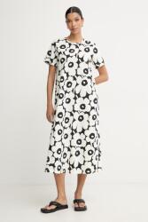 Marimekko pamut ruha - bézs L