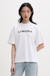 La Mania t-shirt női pamut CHUCK - fehér 34/36