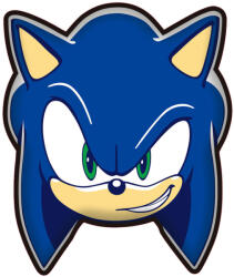 Sonic a sündisznó Smirk formapárna, díszpárna 29x35 cm (JFK037294) - ostore