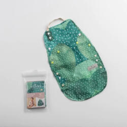Miniware Baveta bebelusi 2 in 1 Miniware Catch & Cover, Golden Swallow (mw_CCGS) - infant Bavata