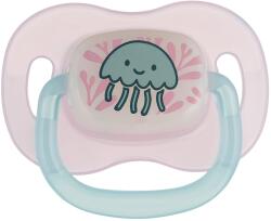 Canpol babies Suzeta rotunda din silicon 0-6M LOVE and SEA, 1buc 34/900_blu (5903407363943)