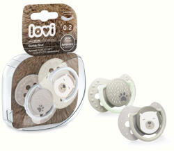 LOVI Suzeta Silicon Dynamic 6-18M 2 Pcs Botanic Baiat - 22/871Boy (5903407228716)