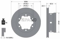 Hella Pagid féktárcsa HELLA PAGID 50431 for MERCEDES-BENZ, SEAT, SKODA, VW, … (50431)