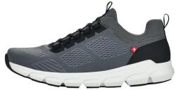 RIEKER Pantofi barbati, gri, sport, textil, cu talpa groasa, Rieker 07805-45-Gri (Marime: 40) (07805-45-Gri-40)