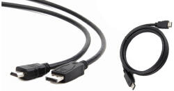 Gembird Dp DisplayPort Hdmi adapterkábel, 3 m (cc-dp-hdmi-3)