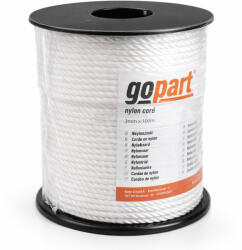  Sodrott KÖTÉL - 3 mm (Poliamid PA / Nylon - 0, 93 kN) - FEHÉR 100 fm
