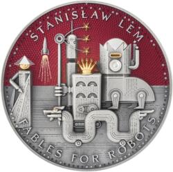  Stanislaw Lem - Mesék robotoknak - 2 Oz - Ezüst gyűjtői érme