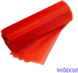  Organza tekercs 12cm x 10m - Piros