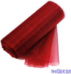  Organza tekercs 12cm x 10m - Bordó