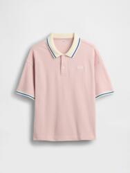 GAP Детска oversize поло тениска с лого GAP GAP | Rozov | Момчешки | XS