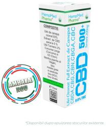 HempMedPharma Ulei de Canepa Ozonat CBD 5%, 500mg, HempMedPharma, 10ml (UCB-HMP-5)