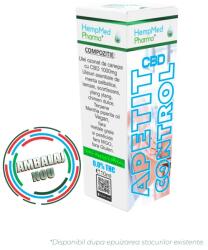 HempMedPharma Ulei de Canepa Ozonat CBD 1000mg, Apetite Control, HempMedPharma, 10ml (UCB-HMP-APETITEC)