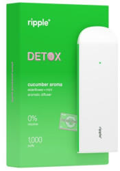 Ripple Tigara electronica, Ripple+, DETOX, Castravete, fara nicotina, 1000 pufuri (VAP-TE-RIPPLE-DETOX)