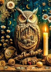KS Games - Puzzle The Silent Town Watched by the Owl - 1 000 piese