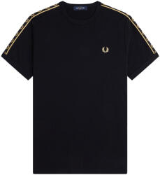 FRED PERRY T-Shirt Contrast Tape Ringer M4613 90A black/champagne (M4613 90A black/champagne)