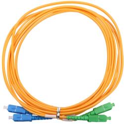 Extralink SC/APC-SC/UPC Patchcord Single mode, Duplex, G652D, 3mm, 3m (EX.9281)