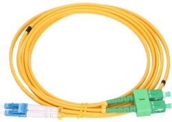 Extralink SC/APC-LC/PC Patchcord Single Mode, Duplex, 9/125um, 2mm, 1.5m (EX.15524)