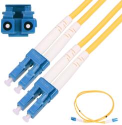 Extralink LC/UPC-LC/UPC 2m Patchcord Single Mode, Duplex, 9/125um, 3mm, 2m (EX.9274)