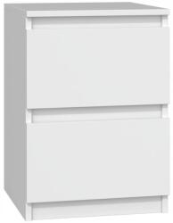 Topeshop Malwa M2 White Bedside Table (m-mp-sn-mal-m2/x2-bia)