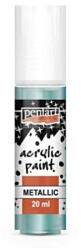 Pentart metál akril festék, türkiz, 20 ml