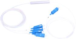 Extralink 1: 4 PLC SC/UPC Splitter 900um, 1, 5m (EX.0653)