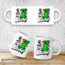  Minecraft - Like a Boss - Creeper bögre - time4gift